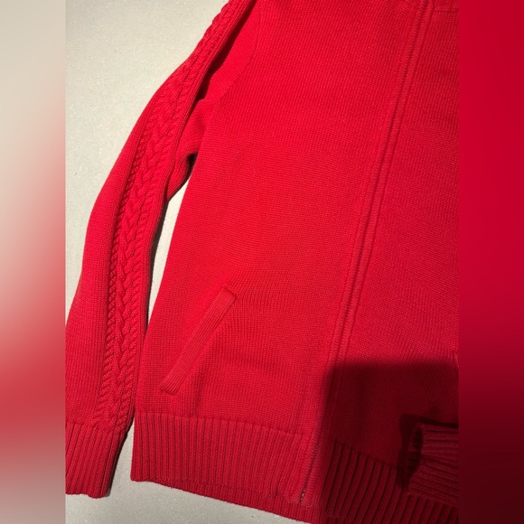 Ralph Lauren - Cable-Knit Cotton Full-Zip Sweater - Picture 4 of 6